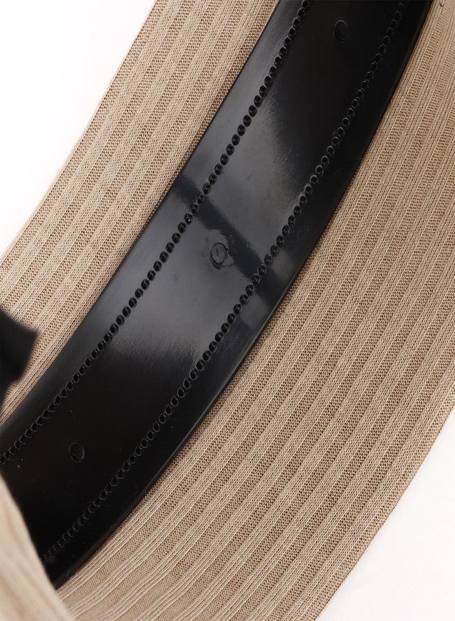 ACO-UINT Khaki Headband for Women, Boho Wide Headbands Thick Headbands with Teeth, Large Head Bands for Women's Hair Turban Hairbands Hair Accessories for Women - Image 5