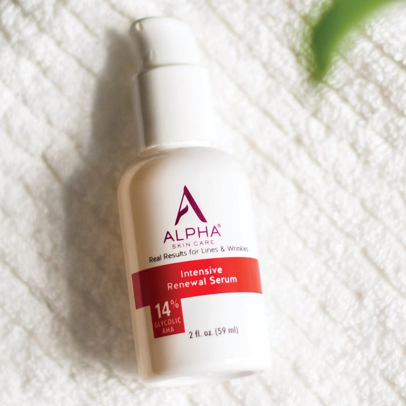 Alpha Skin Care Renewal Serum, 14% Glycolic AHA, Anti-Aging Formula, Reduces Lines & Wrinkles, Alpha Hydroxy Acid Exfoliates & Evens Skin Tones, Rejuvenates & Hydrates, 2 Oz - Image 2