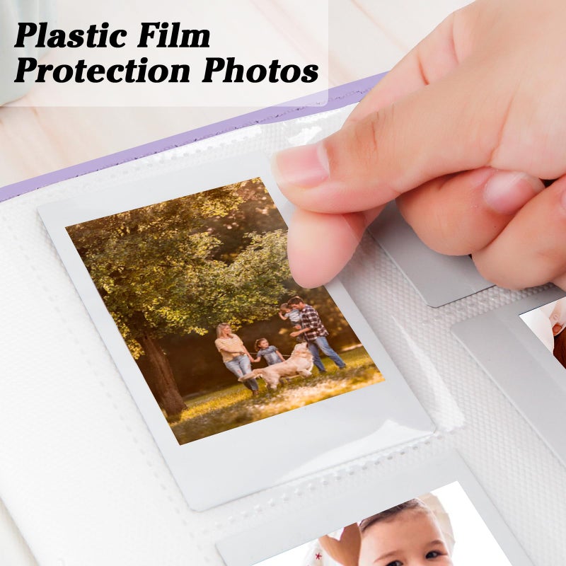 Ruibytree 360 Pockets Instant Photo Album for Fujifilm Instax Mini 12 11 9 8+ 8 99 40 EVO LiPlay Instant Film,Fits Polaroid Snap/PIC-300/Z2300/ SocialMatic Cameras & Zip 2x3 Printer (Pulpre) - Image 5