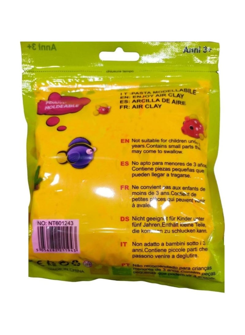 Moldable Foamy Bags 60g Mixed Color Didactic Slime pink  - Image 2