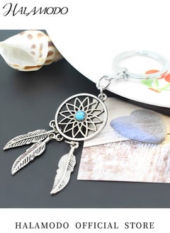 Key Chain Dream Catcher Faux Key Chain Turquoise Inlaid Key Ring Keychain Feather Style Pendant Keychain Jewelry Gift for Women & Girl - pzsku/Z98A70EAFA5F3CAE6356AZ/45/_/1735882912/654f5c3e-7304-4b91-a70b-c481fcfe494b