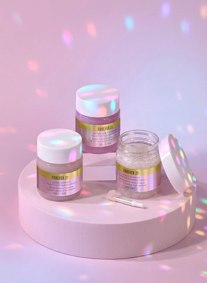 FOREVER 21 3pc Lip Care Kit - Lip Scrub, Overnight Lip Mask & Daily Lip Balm - Image 3