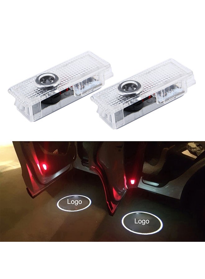 Loquat 2-Piece LED Car Door Welcome Logo Car Brand 3D Shadow Light For 2011-2014 Version BMW Mini - Image 2