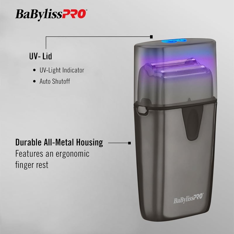 BaBylissPRO ماكينة حلاقة بايبيليس برو UVFOIL مزدوجة الشفرات بتعقيم UV - Image 4