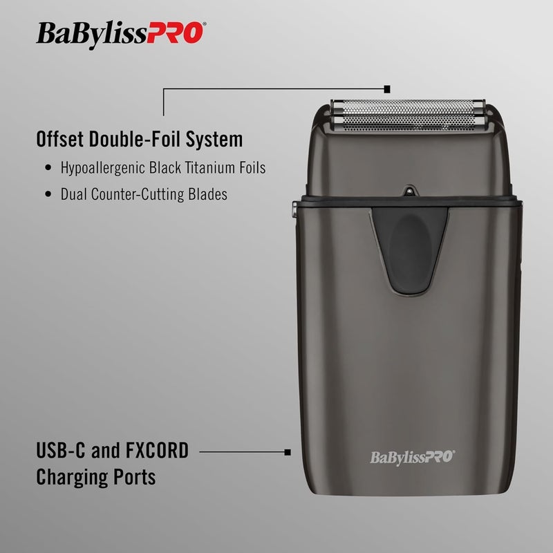 BaBylissPRO ماكينة حلاقة بايبيليس برو UVFOIL مزدوجة الشفرات بتعقيم UV - Image 3