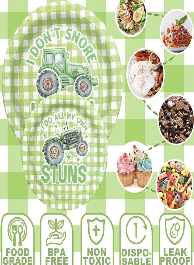 OuteGo Tractor Party Decorations - 20 Packs Plates and Napkins - Disposable, Stylish Supplies for Birthdays and Events - Image 4