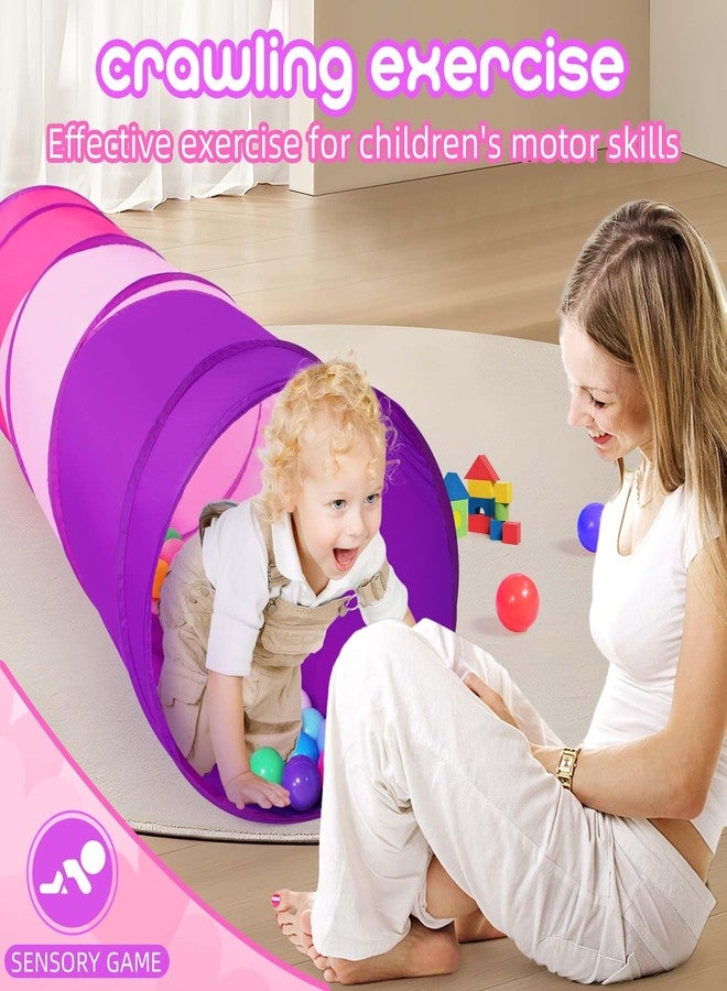 Moncoland Kids Play Tunnel Tent for Toddler, 6-ft Pop Up Crawl Tunnel Toy for Baby Infant Children or Dog Cat, Collapsible Gift for Boy and Girl Play Tunnel Indoor and Outdoor Game - Image 3