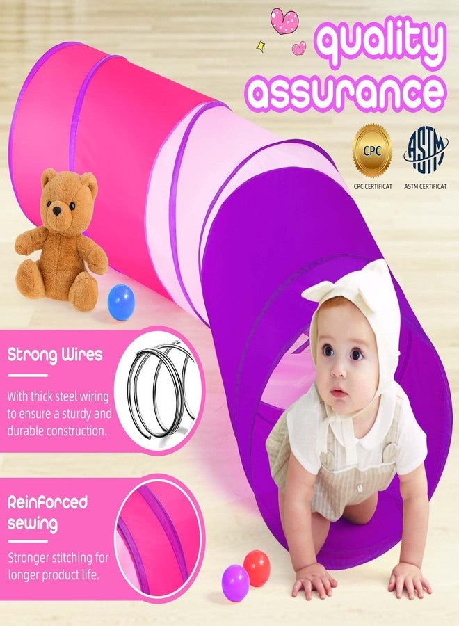 Moncoland Kids Play Tunnel Tent for Toddler, 6-ft Pop Up Crawl Tunnel Toy for Baby Infant Children or Dog Cat, Collapsible Gift for Boy and Girl Play Tunnel Indoor and Outdoor Game - Image 5
