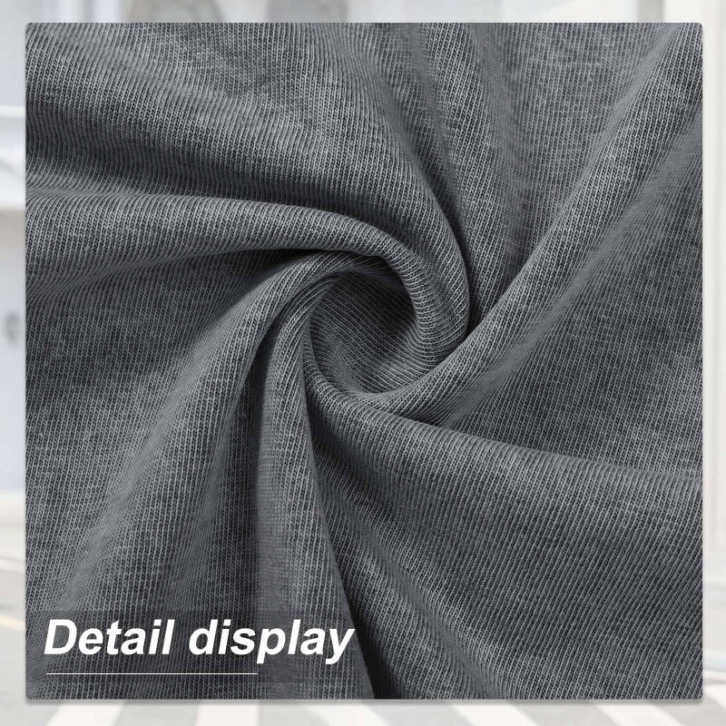 KEEPSHOWING Womens Crop Tops Acid Wash Short Sleeve T-Shirts Casual Round Neck Basic Tees Baggy Summer Shirts(Grey L) - Image 5