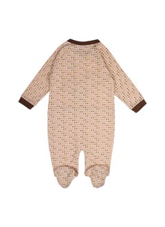 Babies Basic 100% Cotton Printed Long Sleeves Jumpsuit/Romper/Sleepsuit With Feet Covering For Babies  - Image 2