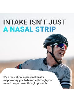 Intake Breathing Nasal Strip Starter Kit (30 Count) - Boost Oxygen Intake, Reduce Snoring, Improve Sleep Quality - Sweat Resistant, Skin Safe Nasal Strips - Extra Strength Snoring Solution  - Image 4