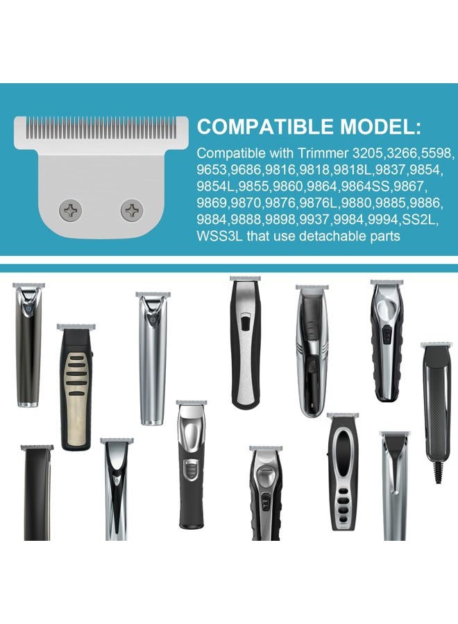 DODAER T-Blade Detachable Replacement blades Compatible with Wahl Trimmers 9864/9864SS/9686/9818A/9854L/9876L/9854 etc. (1 Pack) - Image 4