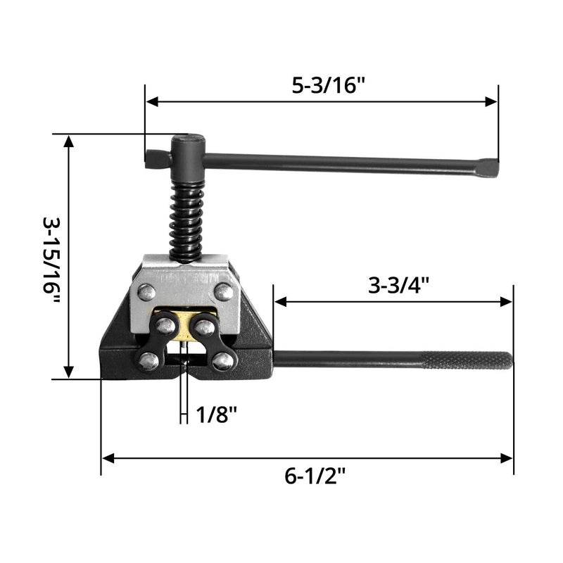 woobles Roller Chain Detacher Breaker Cutter for #25#35#41#40#50#60 415H,428H, 520,530 Chain/Bicycle/Go Kart/Motorcycle/Chains Replacing #25 to #60 BREAKER - Image 5