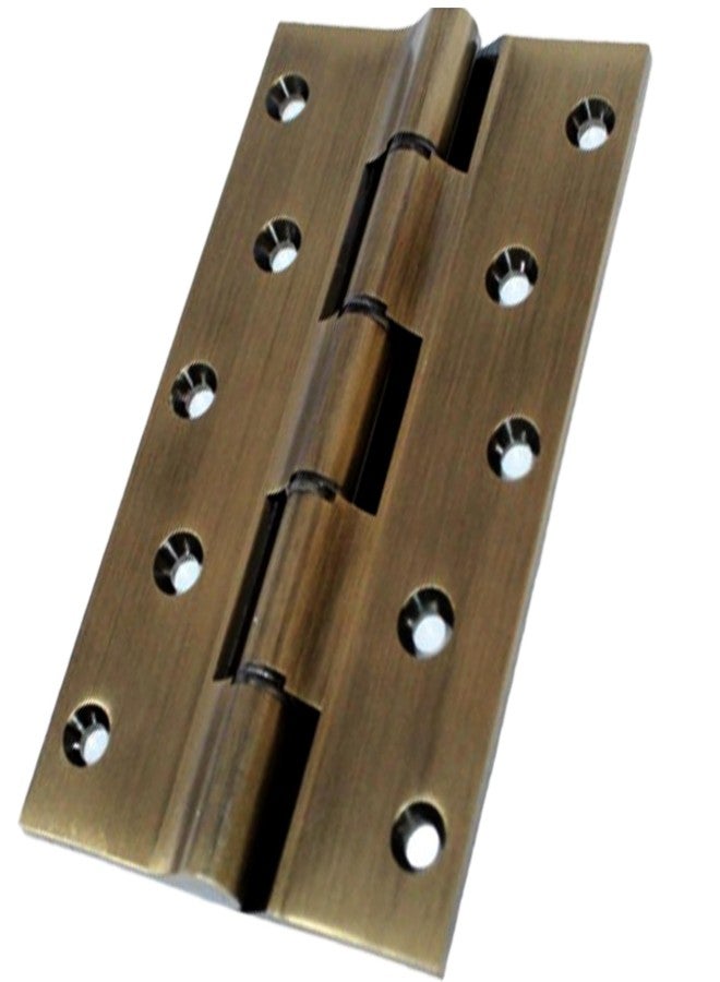 RiseOm Brass Railway Washer Hinges Used in Main Doors (Antique-(6 x 1.1/4 x 5/32) inches, Pack of 1) - Image 2