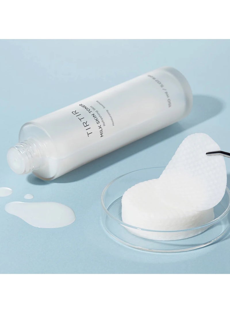 TIRTIR Milk Skin Toner_Refreshing Glow Facial Toner Skin Care for Smooth and Shiny Look, Witch Hazel, Rice Extract, Facial Moisturizer, Facial Toner for Dry Skin Types (150 ml) - Image 5