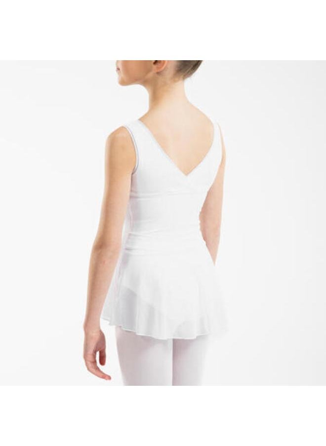 STAREVER Girls' Voile Ballet Skirt - White  - Image 4