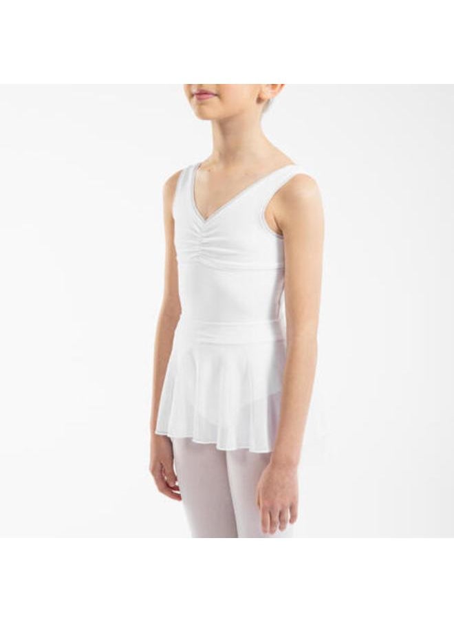 STAREVER Girls' Voile Ballet Skirt - White  - Image 2