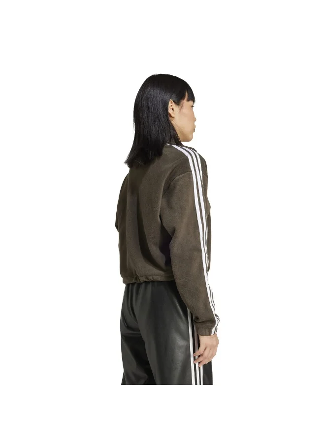 adidas Originals adidas POLARF HALF ZIP Green Originals Women POLARFLEECE APPAREL