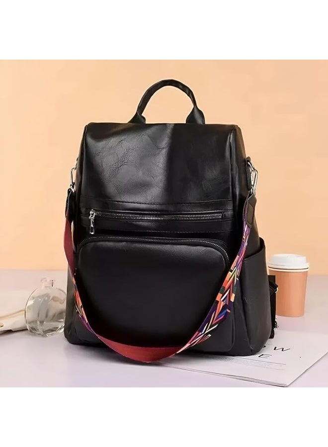 Women’s Elegant Handbag & Backpack – Silver Zipper, High-Quality Material with Polyester Lining, Lightweight and Practical for Daily Use and Special Occasions (Code 220838) - Image 4