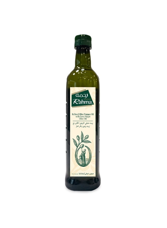 Rahma Refined Olive Pomace Oil With Extra Virgin Olive Oil 500 Ml - Image 1
