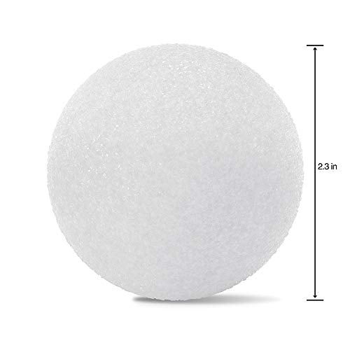 FloraCraft CraftFōM 6 Piece Ball 2.3 Inch White - Image 2