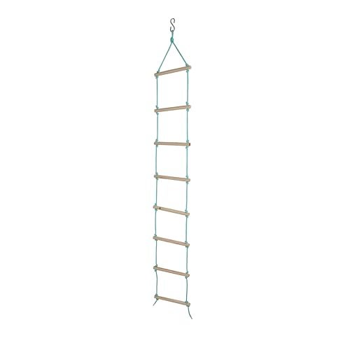 VIXERA Rope Ladder for Kids | Climbing Ladder for Kids | Wooden Ladder for Physical Activity | Indoor Outdoor Games for Kids - Image 2
