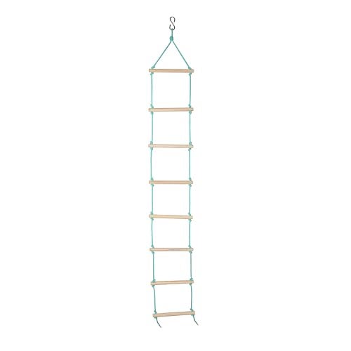 VIXERA Rope Ladder for Kids | Climbing Ladder for Kids | Wooden Ladder for Physical Activity | Indoor Outdoor Games for Kids - Image 1