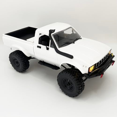 WPLDEWAN WPL C241 RC Rock Crawler 4x4 RC Truck Off Road 116 RC Crawler Remote Control Truck Pickup RTR All Terrain 24 GHz with Proportional Throttle Steering Independent Suspension for Adults - Image 5