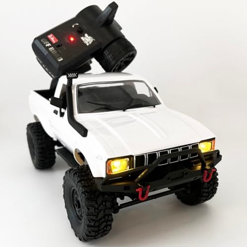 WPLDEWAN WPL C241 RC Rock Crawler 4x4 RC Truck Off Road 116 RC Crawler Remote Control Truck Pickup RTR All Terrain 24 GHz with Proportional Throttle Steering Independent Suspension for Adults - Image 1