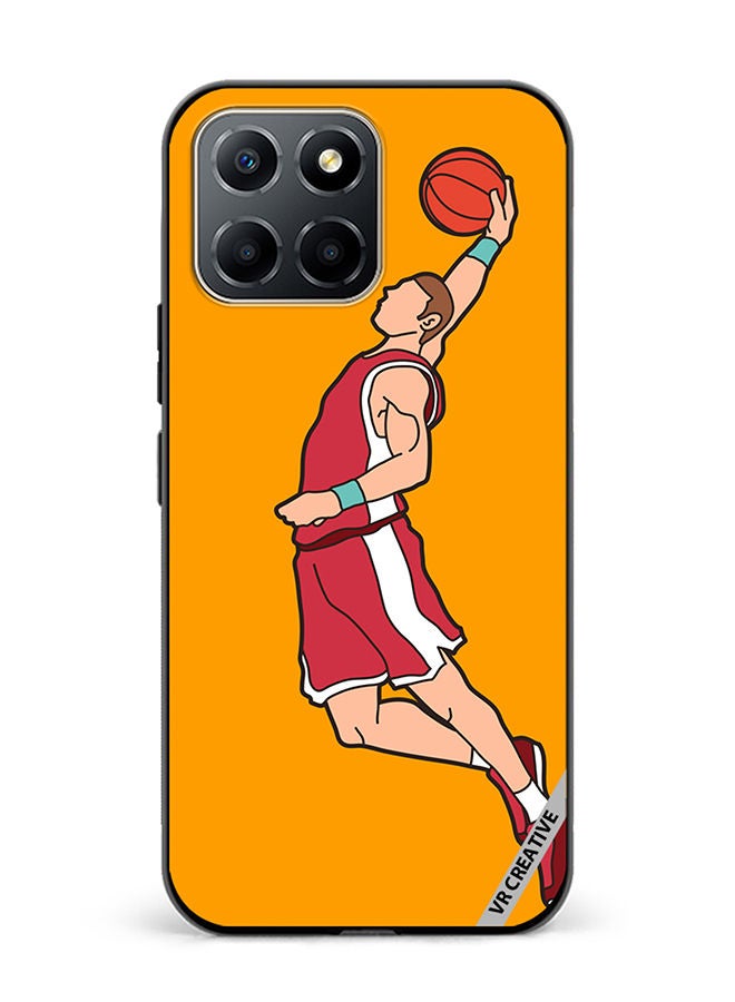 VR CREATIVE Protective Case Cover For Honor X6 Basketball Player Dunking Design Multicolour - Image 1