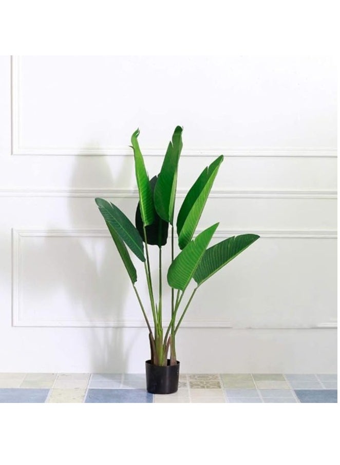 Generic 105cm tall artificial banana tree adds a soft and elegant tropical touch to any indoor space.  - Image 3