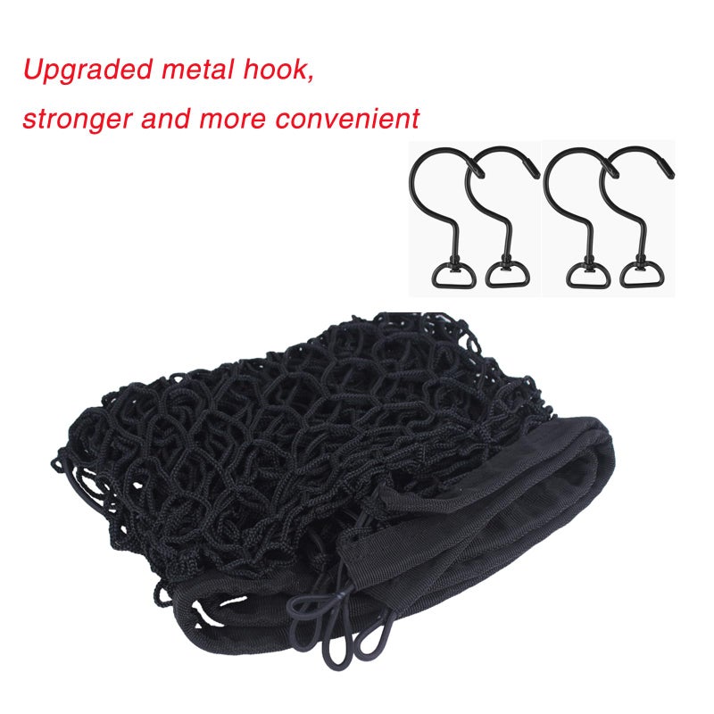 MAMIKO Cargo Net for Utility Folding Wagon, Garden Cart, Folding Trolley Cart, Beach Cart, Made of Heavy Duty Nylon Net with Storage Bag / 32"X36" - Image 4