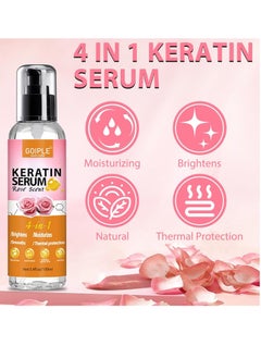 Goiple 3-In-1 Styling Cream for Flyaways Styling Hair Cream for Frizz Hair - Keratin Protein Hair Serum Keratin Styling & Moisturizing Oil - Hair Styling Cream for Slick Back Hair Add Shine Anti-Frizz Cream  - Image 4