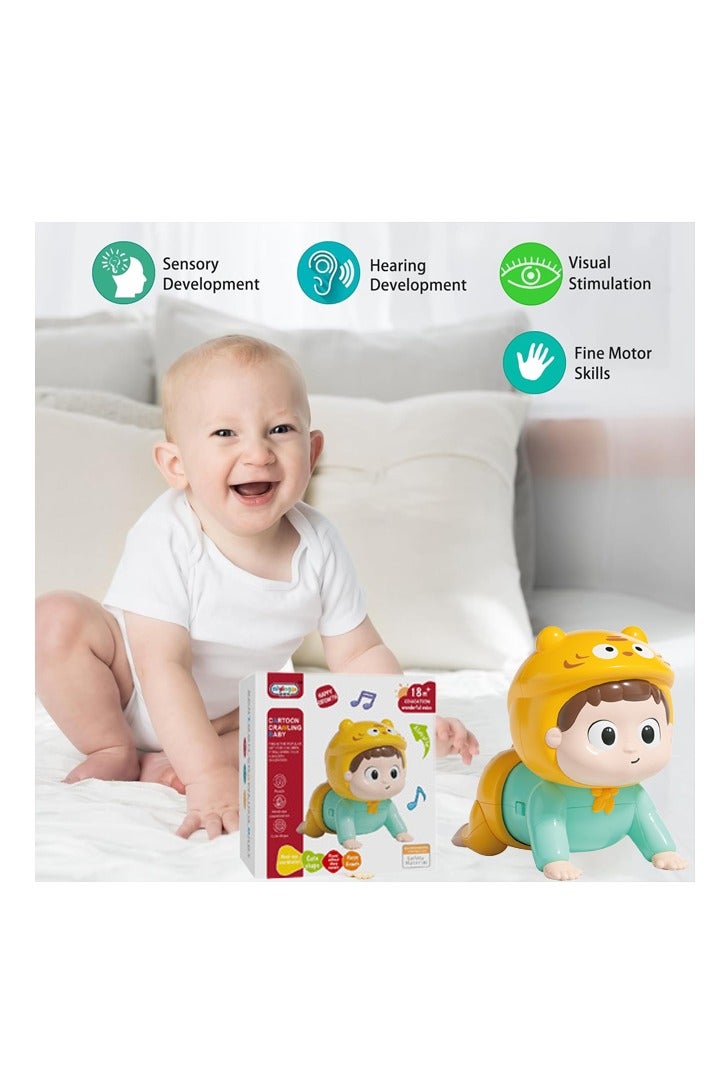 Baby Crawling Toys, Electric Crawling Toy,Infant Tummy Time Toys with Music,Educational Toy for Baby's Crawling and Head Lifting,Musical Crawling Toy for Infants 18+ Months,,Early Education Light Up Music Walking Toys,Ideal Gift for Kids - Image 3