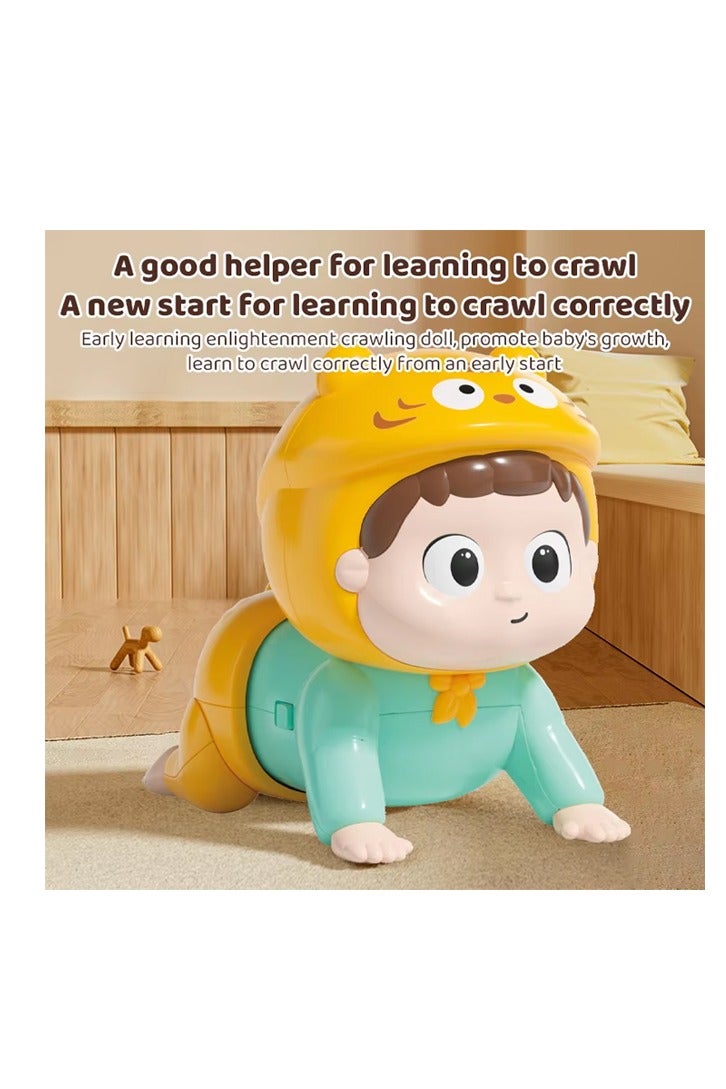 Baby Crawling Toys, Electric Crawling Toy,Infant Tummy Time Toys with Music,Educational Toy for Baby's Crawling and Head Lifting,Musical Crawling Toy for Infants 18+ Months,,Early Education Light Up Music Walking Toys,Ideal Gift for Kids - Image 4