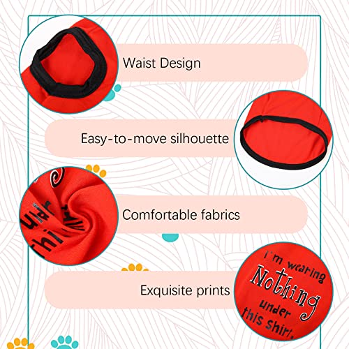 BBTO 12 Pieces Dog Shirts Pet Printed Clothes with Funny Letters Summer Pet T Shirts Cool Puppy Vest Breathable Dog Outfit Soft Cat Sweatshirt for Chihuahuas Cats Accessories, 12 Styles(Medium) - Image 3