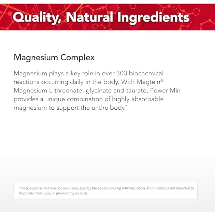 Physician's Strength Power-Min - 90 Capsules - Total Body Support - Magnesium Complex with Magnesium L-Threonate, Glycinate & Taurate - Highly Absorbable - 30 Servings - Image 4