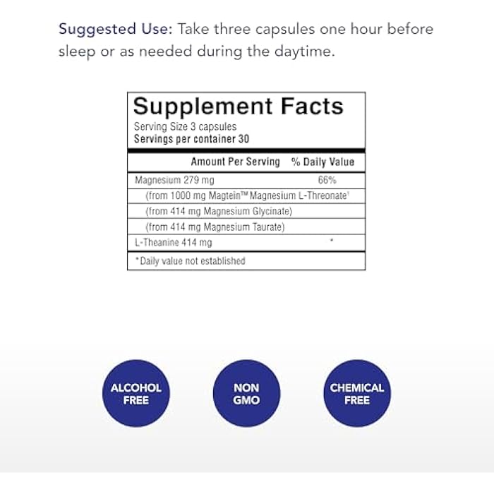 Physician's Strength Power-Min - 90 Capsules - Total Body Support - Magnesium Complex with Magnesium L-Threonate, Glycinate & Taurate - Highly Absorbable - 30 Servings - Image 2