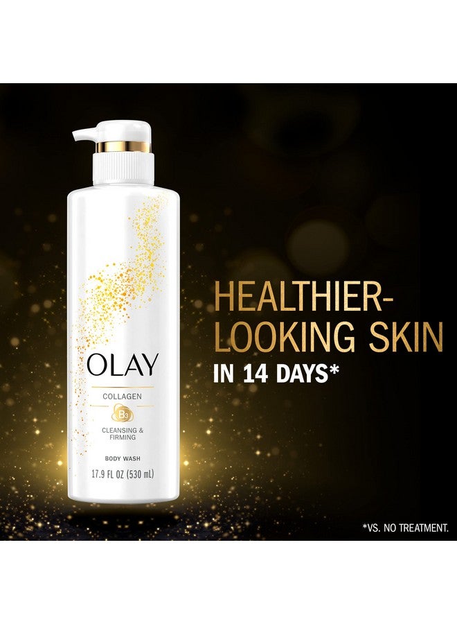 Olay Lay Cleansing & Firming Body Wash With Vitamin B3 And Collagen 20 Fl Oz (Pack Of 4) - Image 3