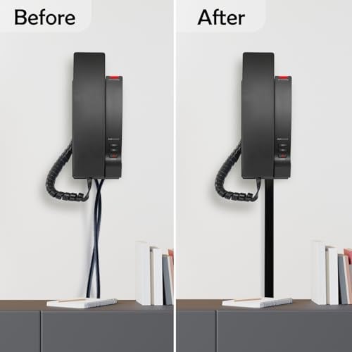 RUBBER BOND TV Cord Hider – Flexible Wall Cord Cover Slim Design Silicone Cable Raceway - Self Adhesive, Cut to Size Design for Hiding Wires on Wall - Clean Home Setup Cable Concealment (Black, 6 Feet) - Image 5