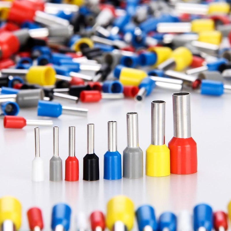 25 Pcs Wire Terminal Ferrules, Insulated Wire Ferrules for Connecting Wire Connectors (E6012 - Green) - Image 3