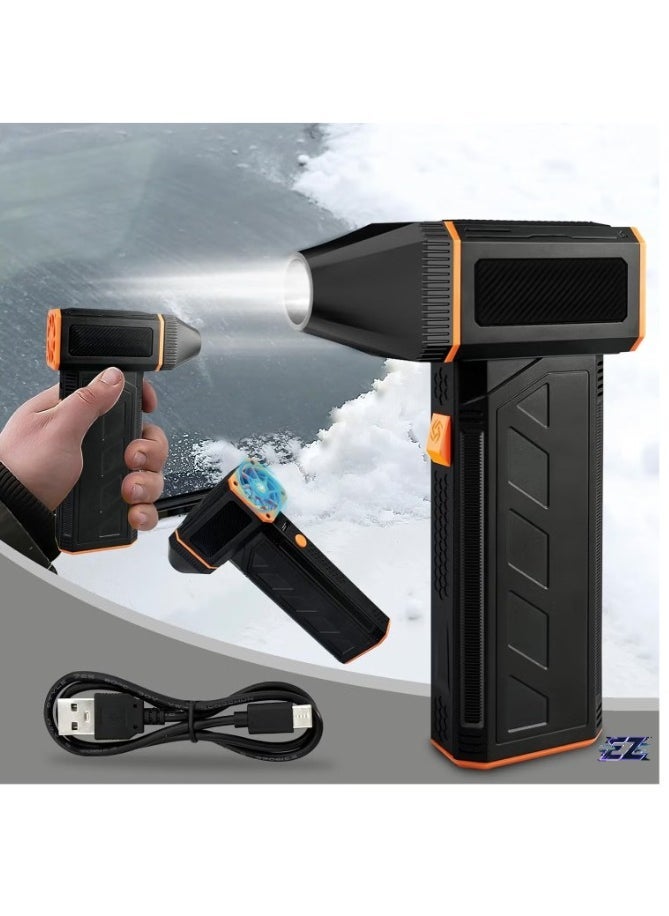ELTRAZONE Super Power Turbo Fan Cordless Air Blower – Compressed Blower Cleaning Tool for Laptop Keyboard, PC, and Electronics – Rechargeable, High-Speed Air Duster  - Image 2