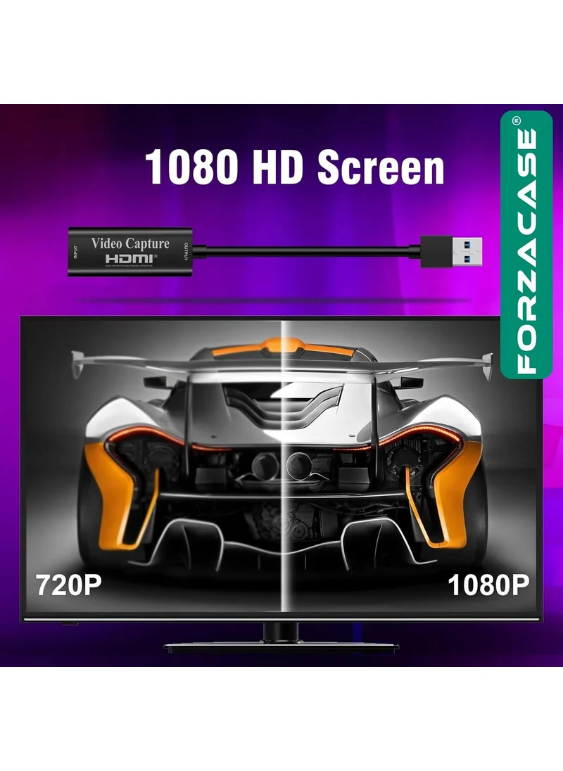 فورزاكاس USB To HDMI Adapter 1080P 60hz Image Transmitter Cable Adapter - FC825