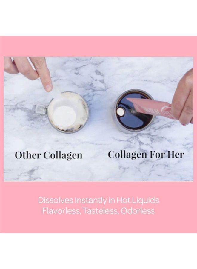 Collagen For Her : Unflavored Collagen Peptides Powder - Hydrolyzed Collagen Protein Supplement for Women | Vital for Hair, Skin, Nails, Gut Support, Paleo, Keto (41 Servings) - Image 5