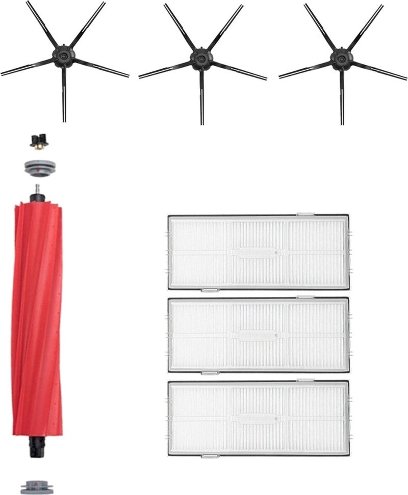 Roborge 7-Piece Spare Parts Set Compatible with Roborock S7 Max V Ultra Robot Vacuum Cleaner 