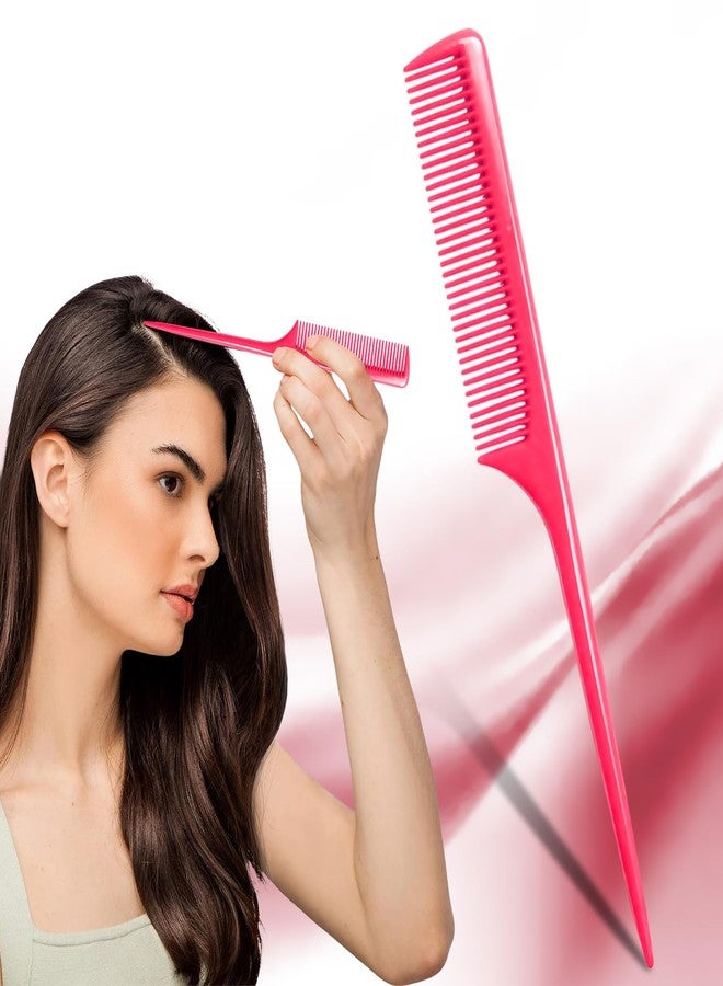 LYKAA Professional Tail Comb for Women Smooth & Round Teeth For Men & Girl Ideal For Sectioning Highlighting Colouring Tail Comb Hairstyling Hair Accessories 1 Comb - Image 2