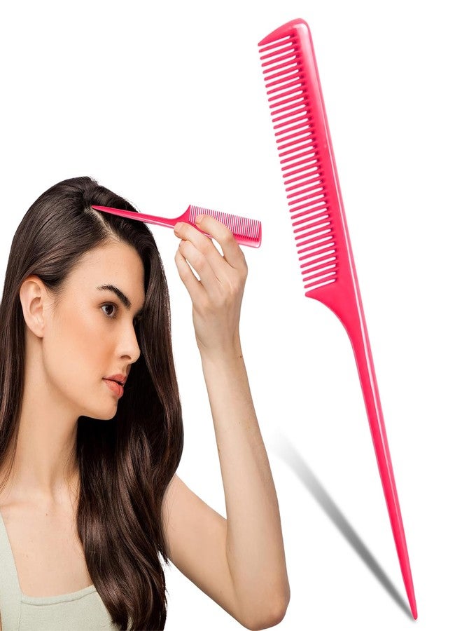LYKAA Professional Tail Comb for Women Smooth & Round Teeth For Men & Girl Ideal For Sectioning Highlighting Colouring Tail Comb Hairstyling Hair Accessories 1 Comb - Image 1