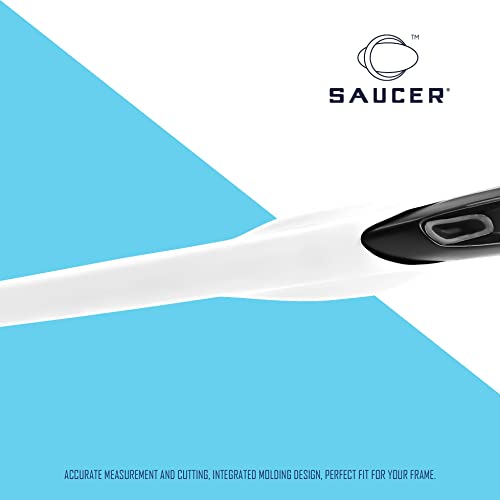 SAUCER Replacement Nose Pieces Pads & Earsocks Temple Sleeve Rubber Kit Compatible with Oakley Flak 2.0 OO9295 | Flak 2.0 XL OO9188 Sunglass - White + White - Image 3