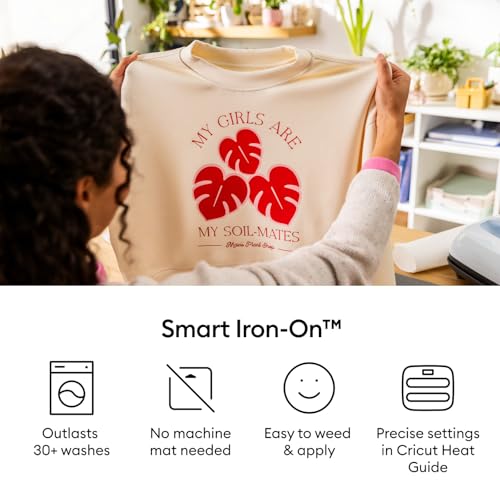 Cricut Smart IronOn for Joy Xtra Sampler Pack 95in x 12in 6 Sheets HTV Heat Transfer Vinyl Matless Cutting for Long cuts - Image 3