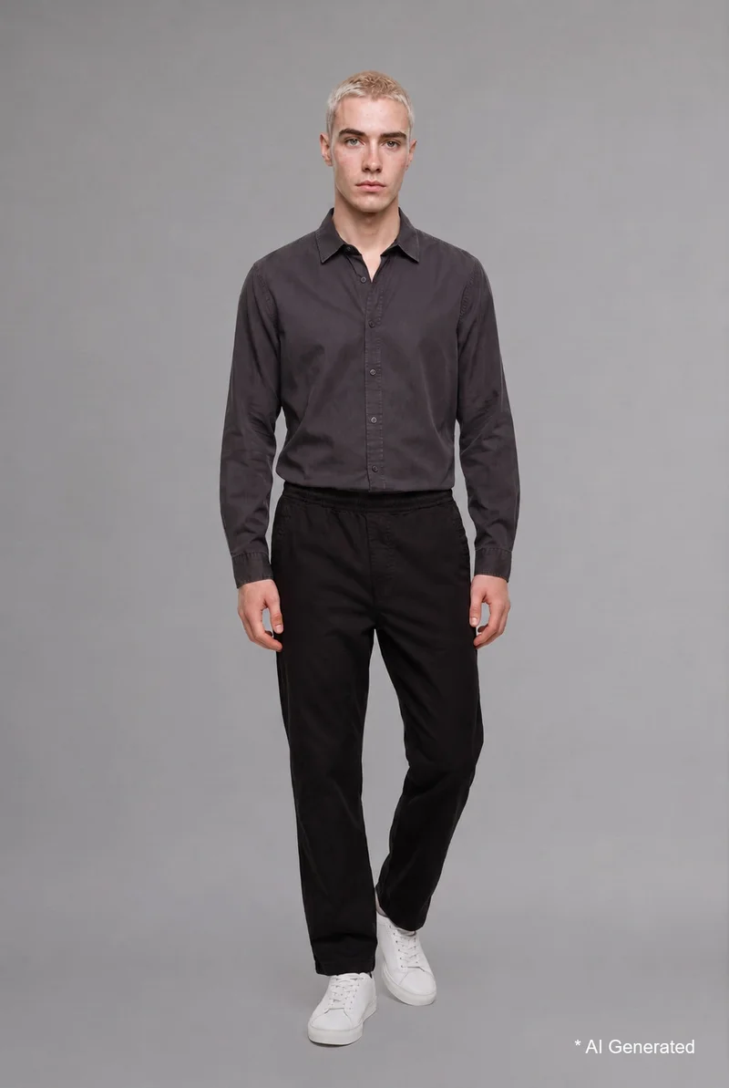 Regular Fit Ultra Soft Straight Leg Classic Trousers